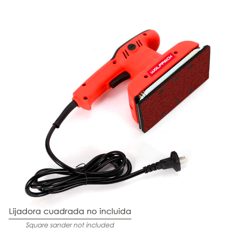 Lija recambio con velcro 114x140 mm. con agujeros grano  120 (10 piezas)