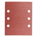 Lija recambio con velcro 114x140 mm con agujeros grano  180 (10 piezas)