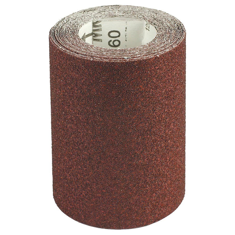 Aluminum oxide sandpaper roll 115 mm x 5 m. Grit 180