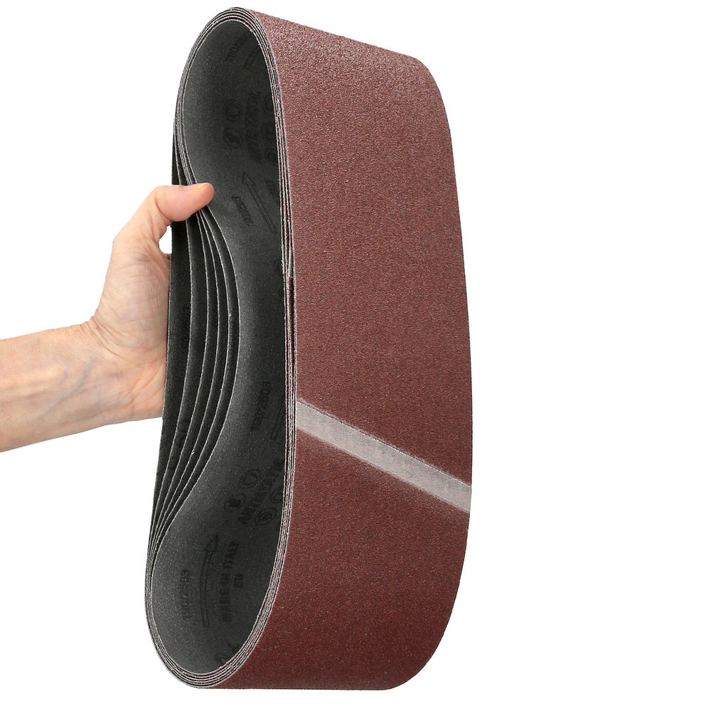Lija recambio banda 100 x 690 mm grano 40 (6 piezas)