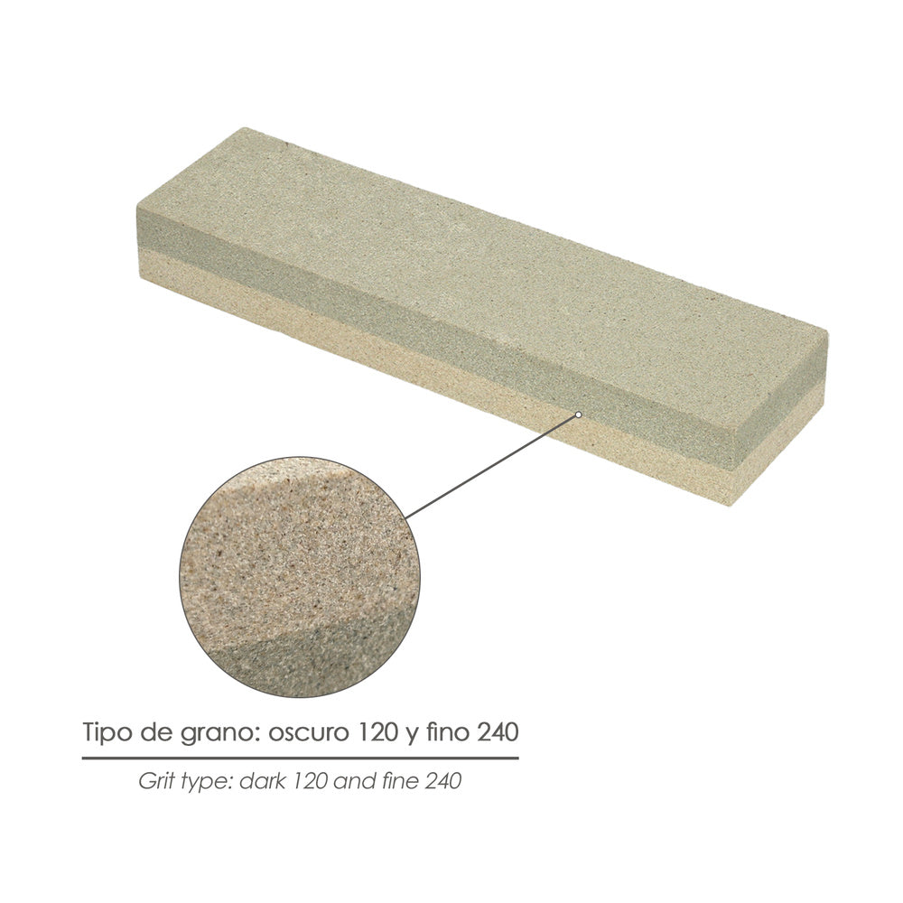 Piedra de afilar doble grano | 200×50×25 mm