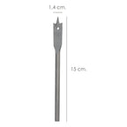 Broca plana de 3 pontas Wolfpack para madeira, 14,00 mm