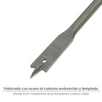 Broca plana de 3 pontas Wolfpack para madeira, 14,00 mm