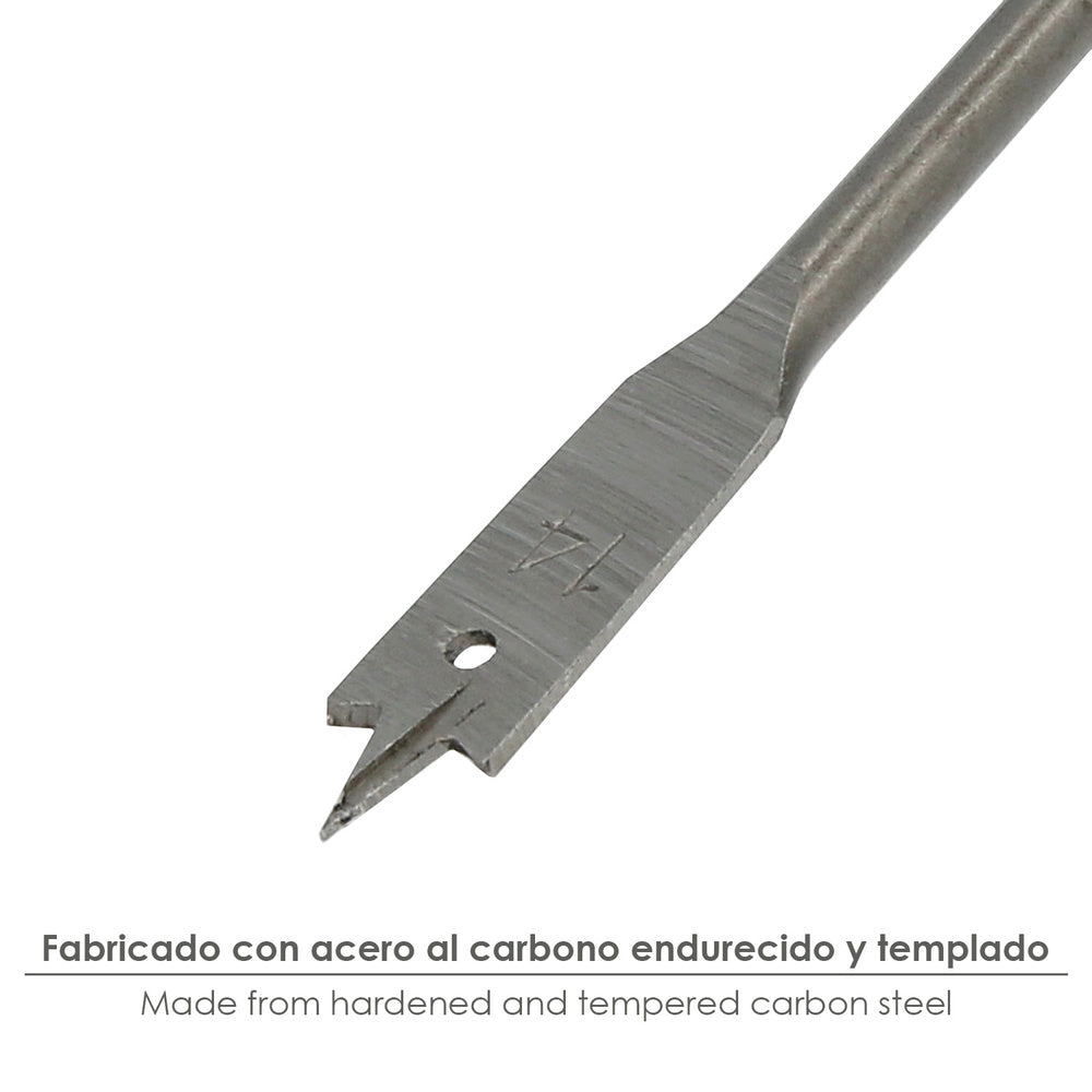 Broca plana de 3 pontas Wolfpack para madeira, 14,00 mm