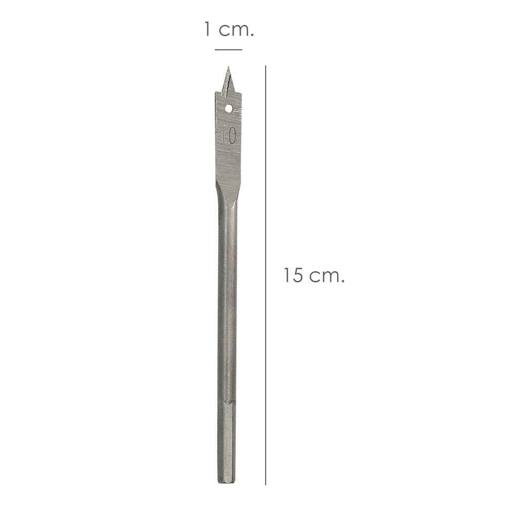 Broca plana madera 3 puntas wolfpack   10,00 mm