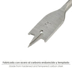 Broca plana de 3 pontas para madeira Wolfpack, 25,00 mm