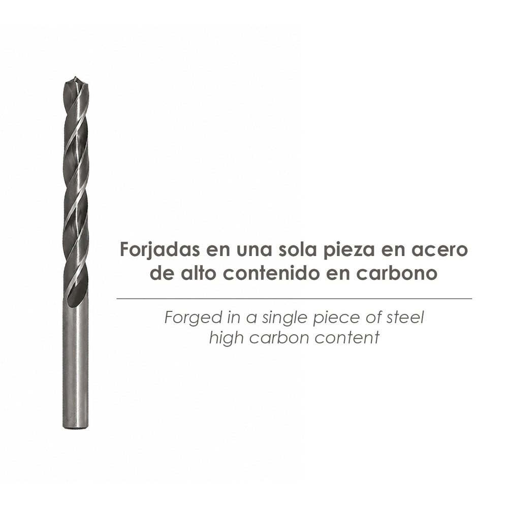 Broca espiral madera y plástico wolfpack   3,00 mm