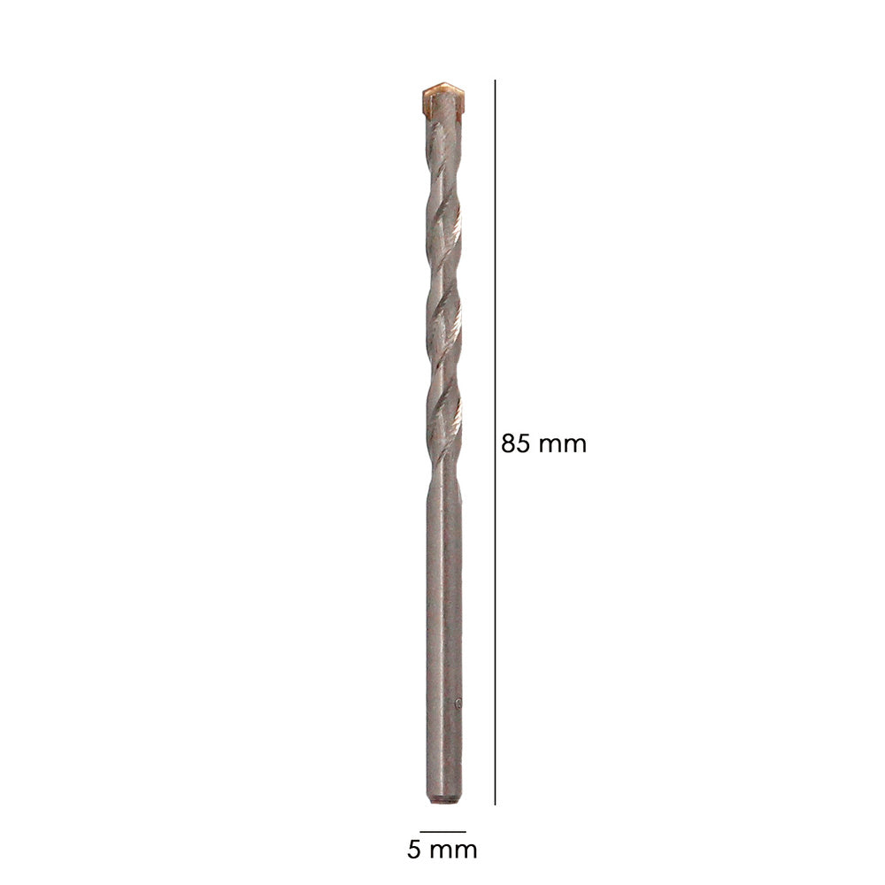 Broca widia piedra / hormigón ø 5 mm din 8039 punta de tungsteno.