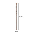 Broca de vídia para pedra / betão ø 7 mm din 8039 ponta de tungsténio.