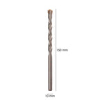 Broca vídea para pedra / betão ø 8 mm din 8039 ponta de tungsténio.