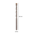 Masonry drill bit ø 10 mm DIN 8039 tungsten carbide tip.