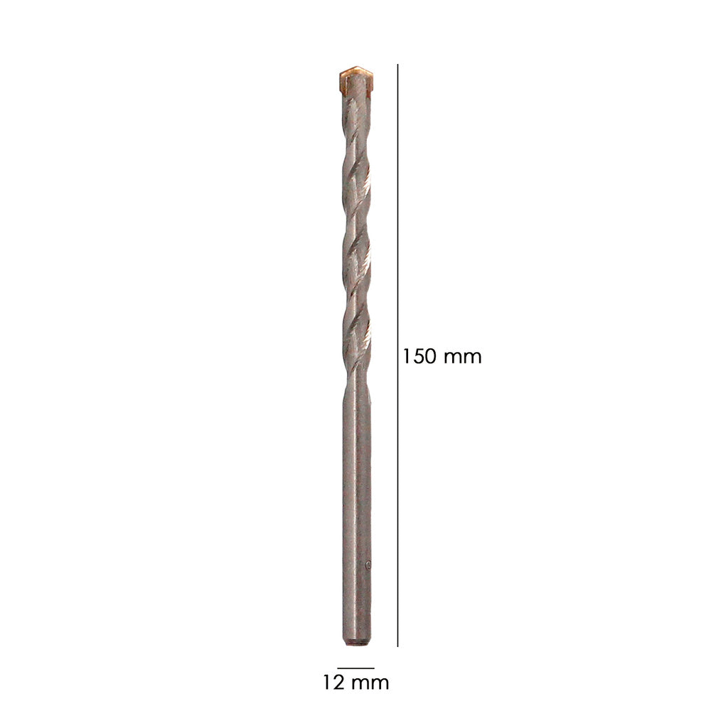 Broca widia piedra / hormigón ø 12 mm din 8039 punta de tungsteno.