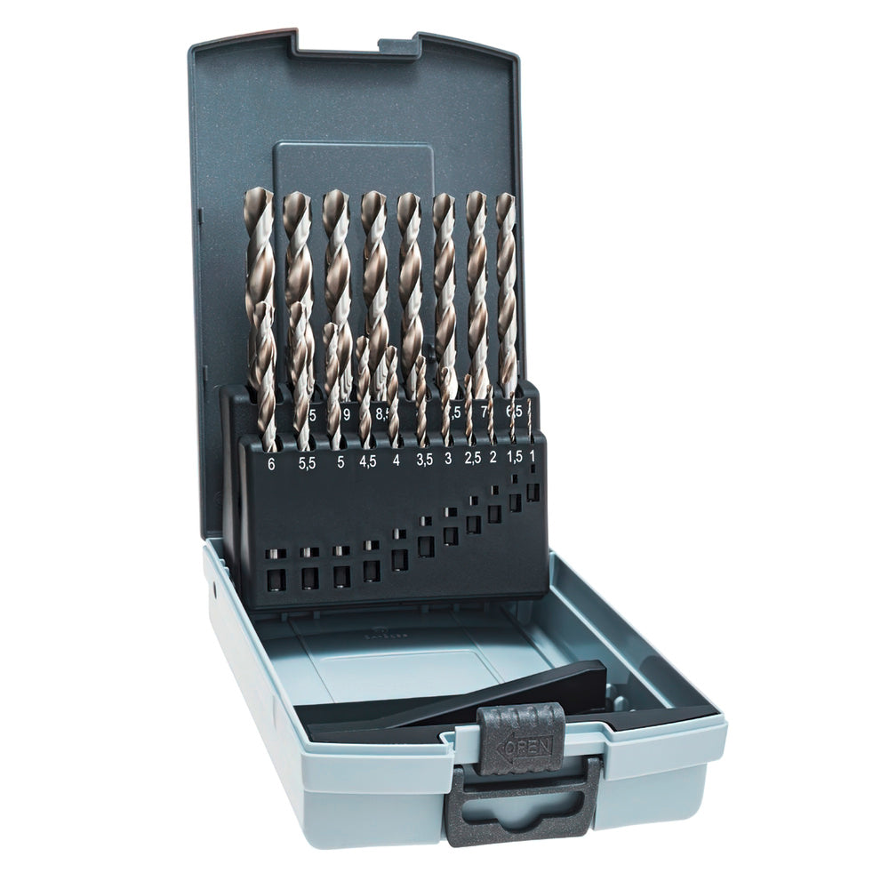 Alpen HSS Pro Drill Bit Set, 19 Pieces