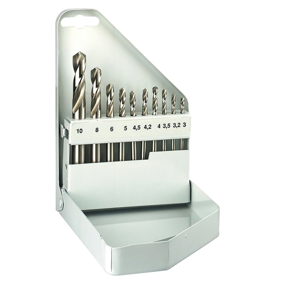 Alpen cobalt nirosta drill bit set 10 pieces