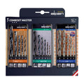 Alpen Kombiset Drill Bit Case, 16 Pieces
