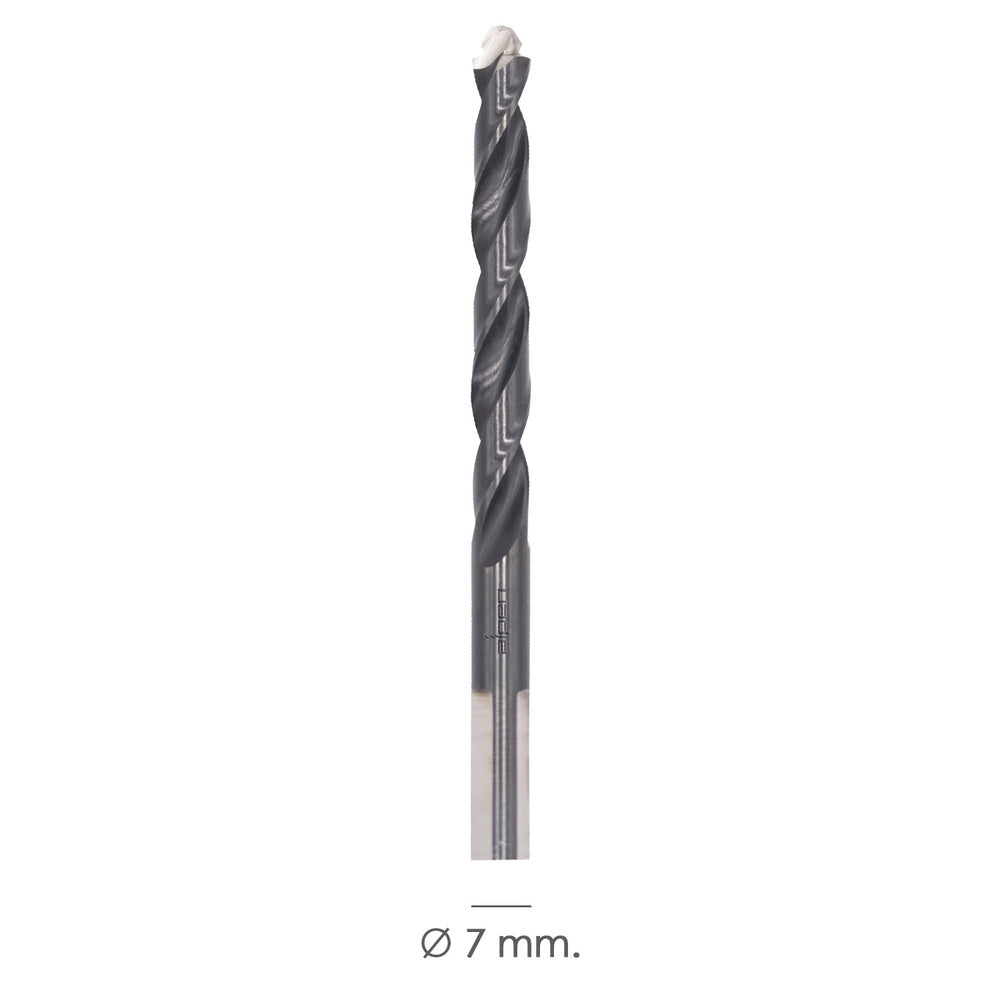 Broca alpen hss metal head ø 7,00 mm. Tecnología pec 3 filos corte, antideslizante, vástago 3 caras, mas rápida, menor esfuerzo