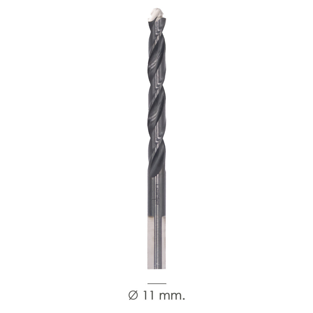 Broca alpen hss metal head ø 11,00 mm. Tecnología pec 3 filos corte, antideslizante, vástago 3 caras, mas rápida, menor esfuerzo