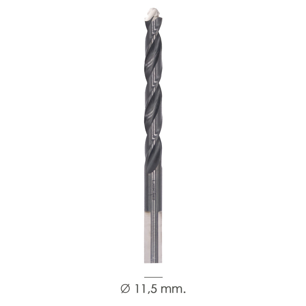 Broca alpen hss metal head ø 11,50 mm. Tecnología pec 3 filos corte, antideslizante, vástago 3 caras, mas rápida, menor esfuerzo