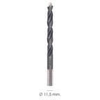 Broca alpen hss metal head ø 11,50 mm. Tecnología pec 3 filos corte, antideslizante, vástago 3 caras, mas rápida, menor esfuerzo
