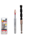 Alpen drill bit for very hard porcelain materials, 6 mm diameter, 2-drill bit kit. No cooling,
