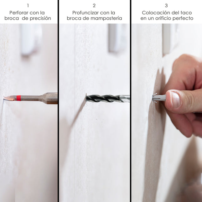 Broca alpen materiales porcelanicos muy duros ø 8 mm. kit 2 brocas. sin refrigeración,