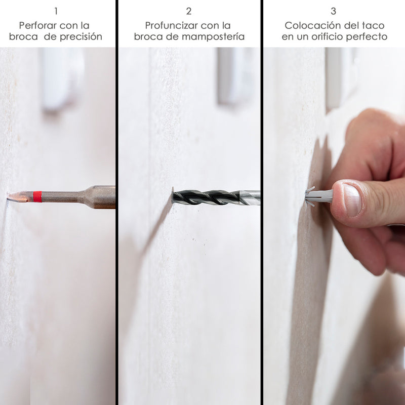 Broca alpen materiales porcelanicos muy duros ø 8 mm. kit 2 brocas. sin refrigeración,