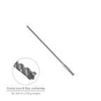 SDS Plus drill bit, 8 cutting edges, special for reinforced concrete, ø 6 x 260 mm, for walls, foundations, and masonry