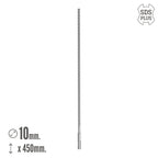 SDS Plus drill bit, 8 cutting edges, special for reinforced concrete, Ø 10 x 450 mm, for walls, foundations, masonry
