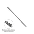 Broca SDS Plus de 8 arestas de corte, especial para betão armado, Ø 8 x 210 mm, broca para paredes, broca para alicerces, broca para muros