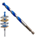 Universal hex drill bit ø 10.0 mm (1-piece blister) drill bit for tiles, ceramic, marble, concrete, metal, wood, plastic