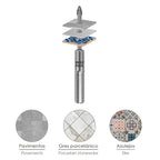 Broca para porcelanato duro Ø 6,0 mm