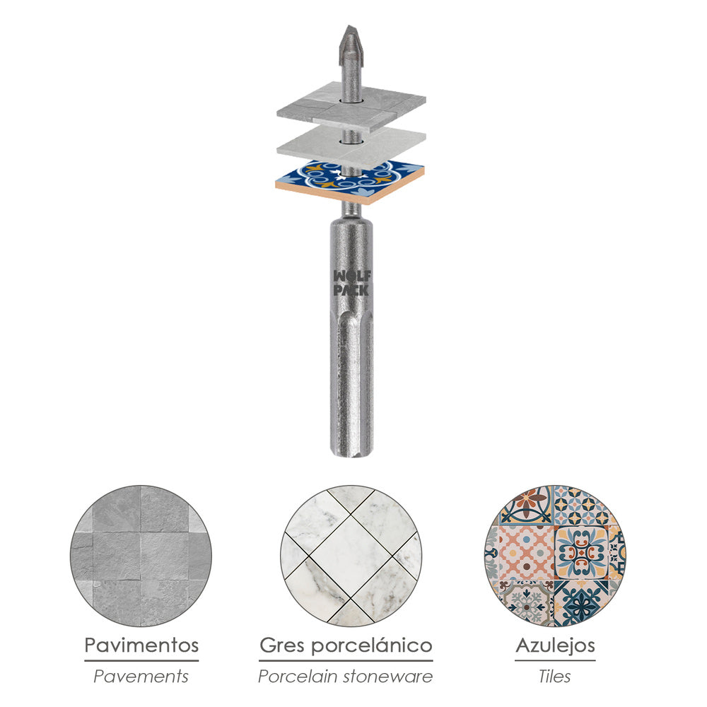 Broca para porcelanato duro Ø 6,0 mm