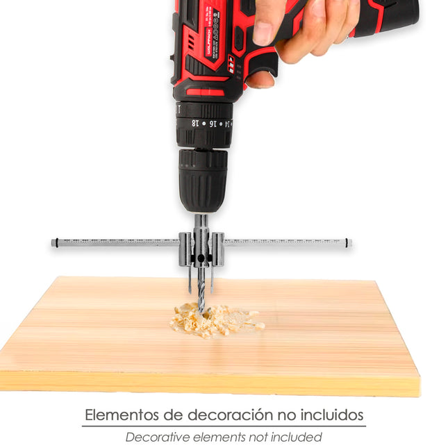 Broca cortacírculos regulable 30-300mm