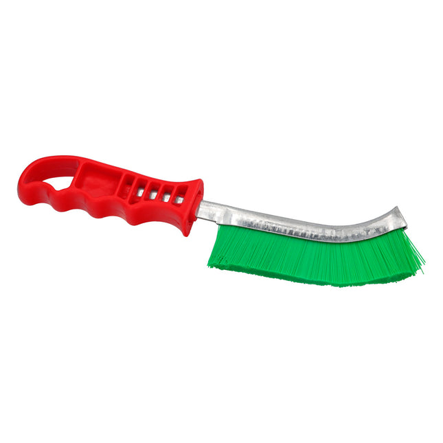 Cepillo manual p.v.c. mango de plástico rojo multifuncional resistente y duradero