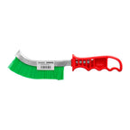Escova manual PVC cabo de plástico vermelho multifuncional resistente e duradoura