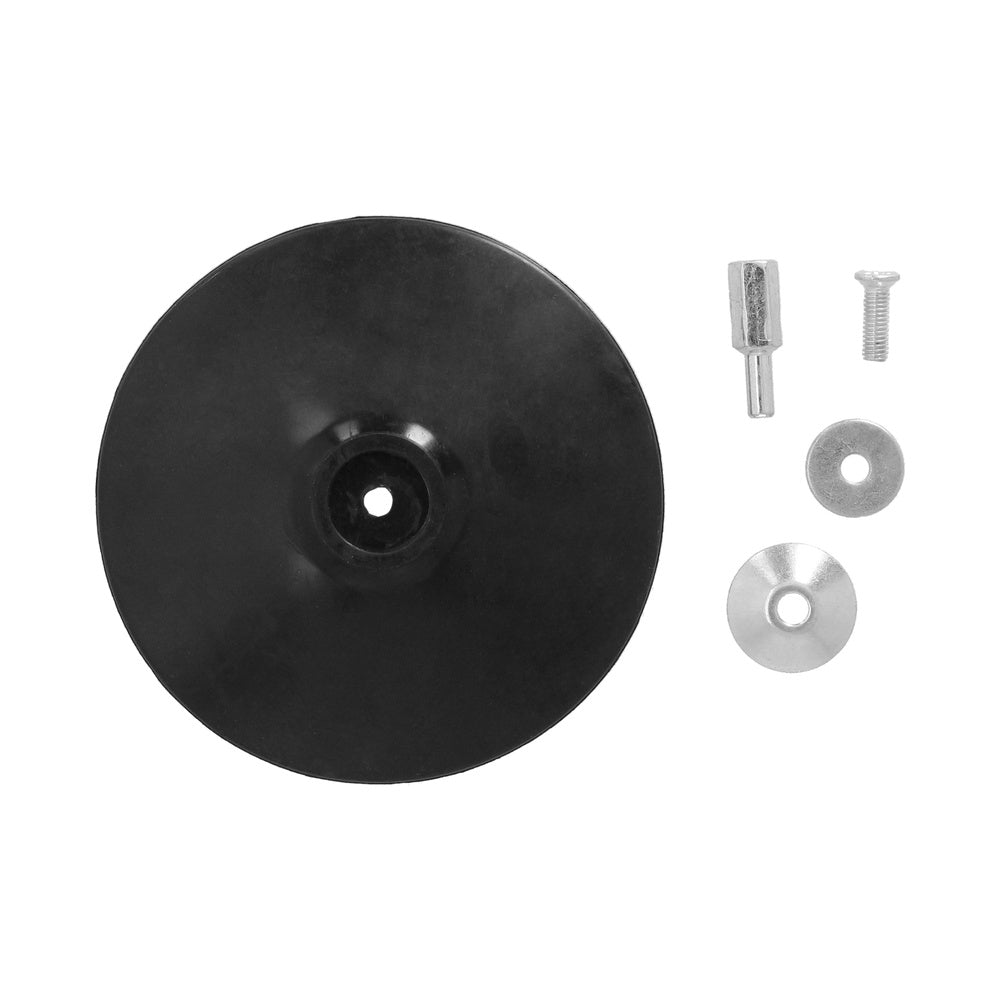 Prato broca de nylon ø 125 mm com espigão ø 6 mm disco plástico para boné