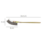 Fine steel hand brush 25 cm