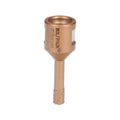 Coroa de diamante para rebarbadora ø 8 mm conexão rosca m14. Corte a seco