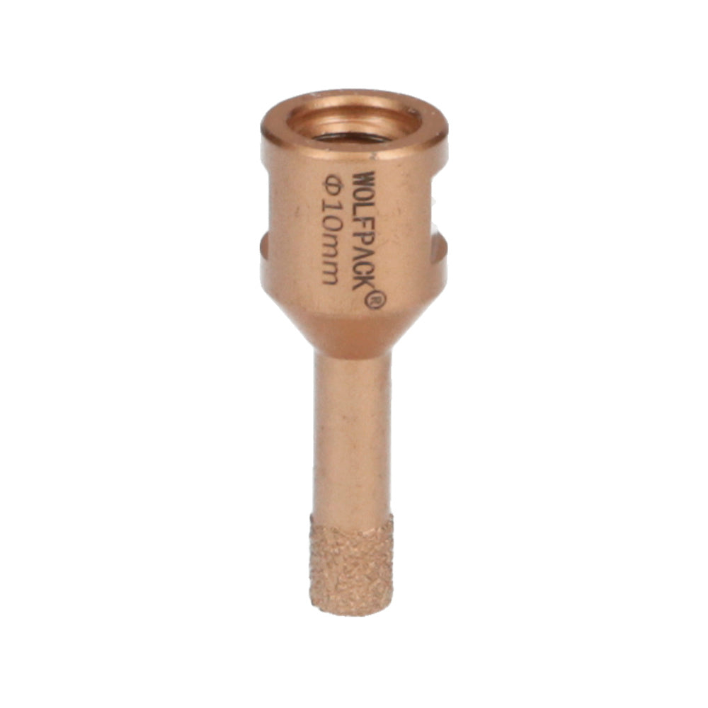 Coroa diamantada para rebarbadora ø 10 mm ligação rosca m14. Corte a seco
