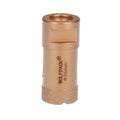 Coroa diamantada para rebarbadora ø 26 mm ligação rosca m14. Corte a seco