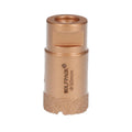 Corona diamante para amoladora ø 30 mm conexión rosca m14. Corte seco