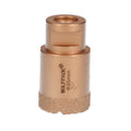Corona diamante para amoladora ø 35 mm conexión rosca m14. Corte seco