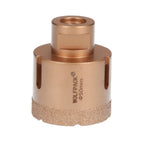Coroa de diamante para rebarbadora ø 50 mm conexão rosca m14. Corte a seco
