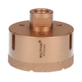 Coroa diamantada para rebarbadora ø 75 mm ligação rosca m14. Corte a seco