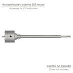 Alargadera coronas hormigón sds plus 350mm