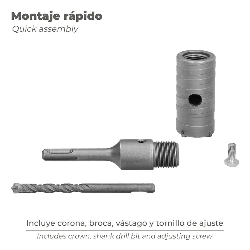 Corona SDS muros 35 mm