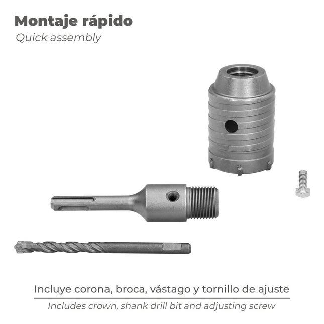 Corona SDS muros 50 mm