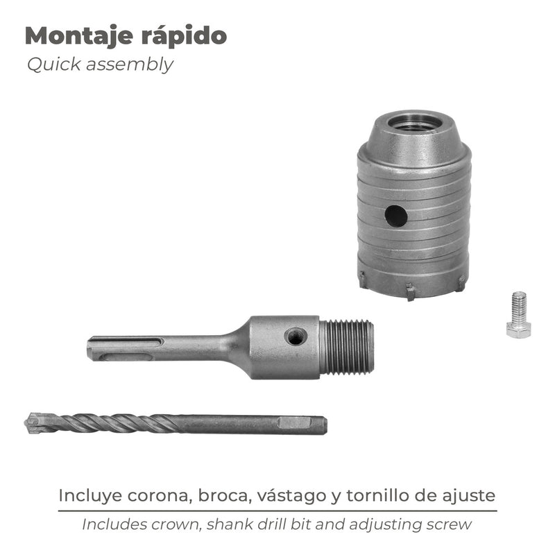 Corona SDS muros 50 mm