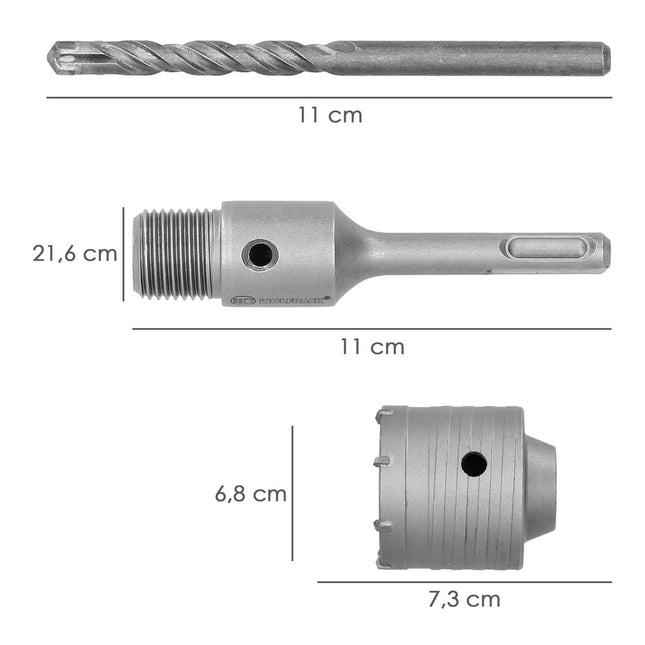 Corona SDS muros 68 mm