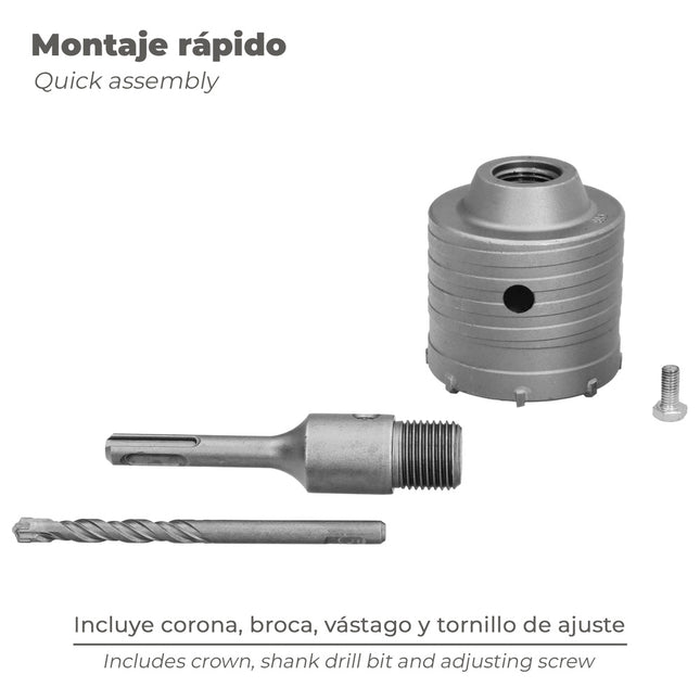 Corona SDS muros 68 mm